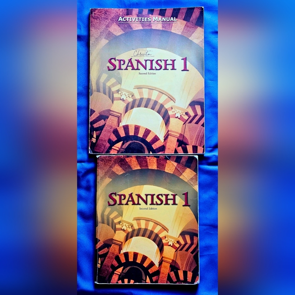 Bob Jones Press Spanish 1 Textbook Activities Manual BJU Homeschool CLEAN Bundle